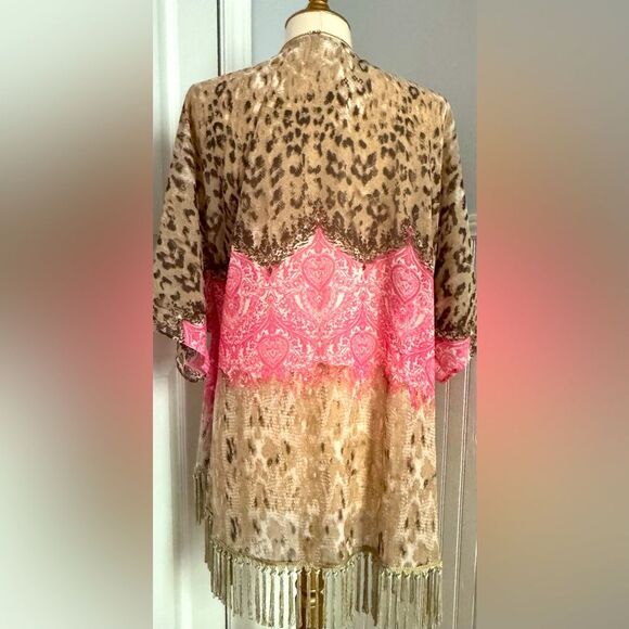 Like new! Beautiful flowy top with tassels. Read description!! - Picture 3 of 8